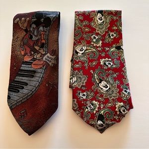 Disney Balancine Vintage Set of 2 (Two) Neckties